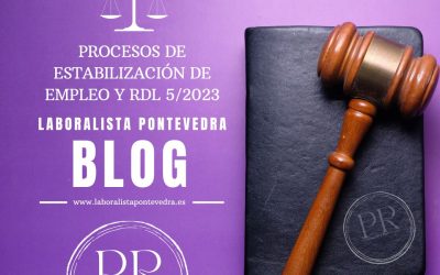 RDL 5/2023 y procesos de estabilización